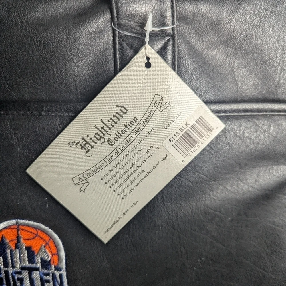 NWT highland collection Big ten mens basketball tournament leather bag